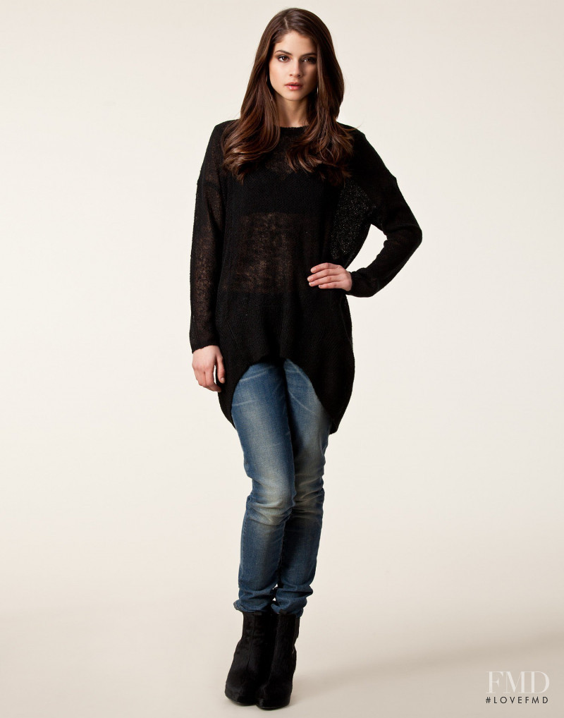 Alba Galocha featured in  the nelly.com Jumpers & Cardigans catalogue for Spring/Summer 2013