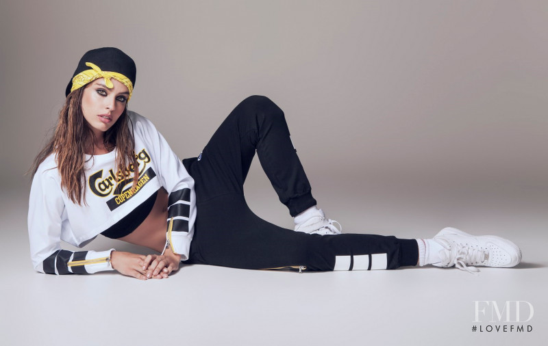 Alicia Medina featured in  the Carlsberg Wear advertisement for Spring/Summer 2016