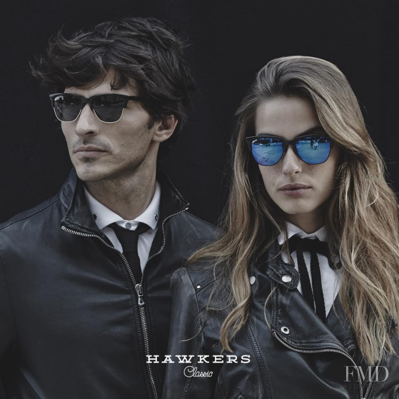 Alicia Medina featured in  the Hawkers advertisement for Autumn/Winter 2016