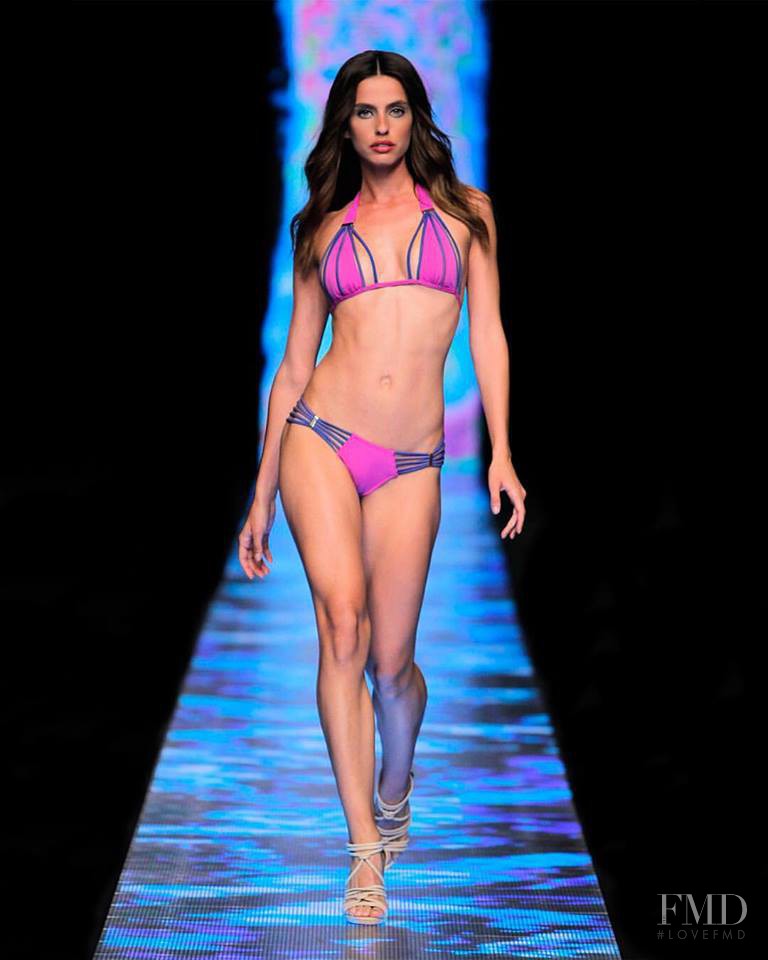 Alicia Medina featured in  the Carlos San Juan fashion show for Spring/Summer 2017