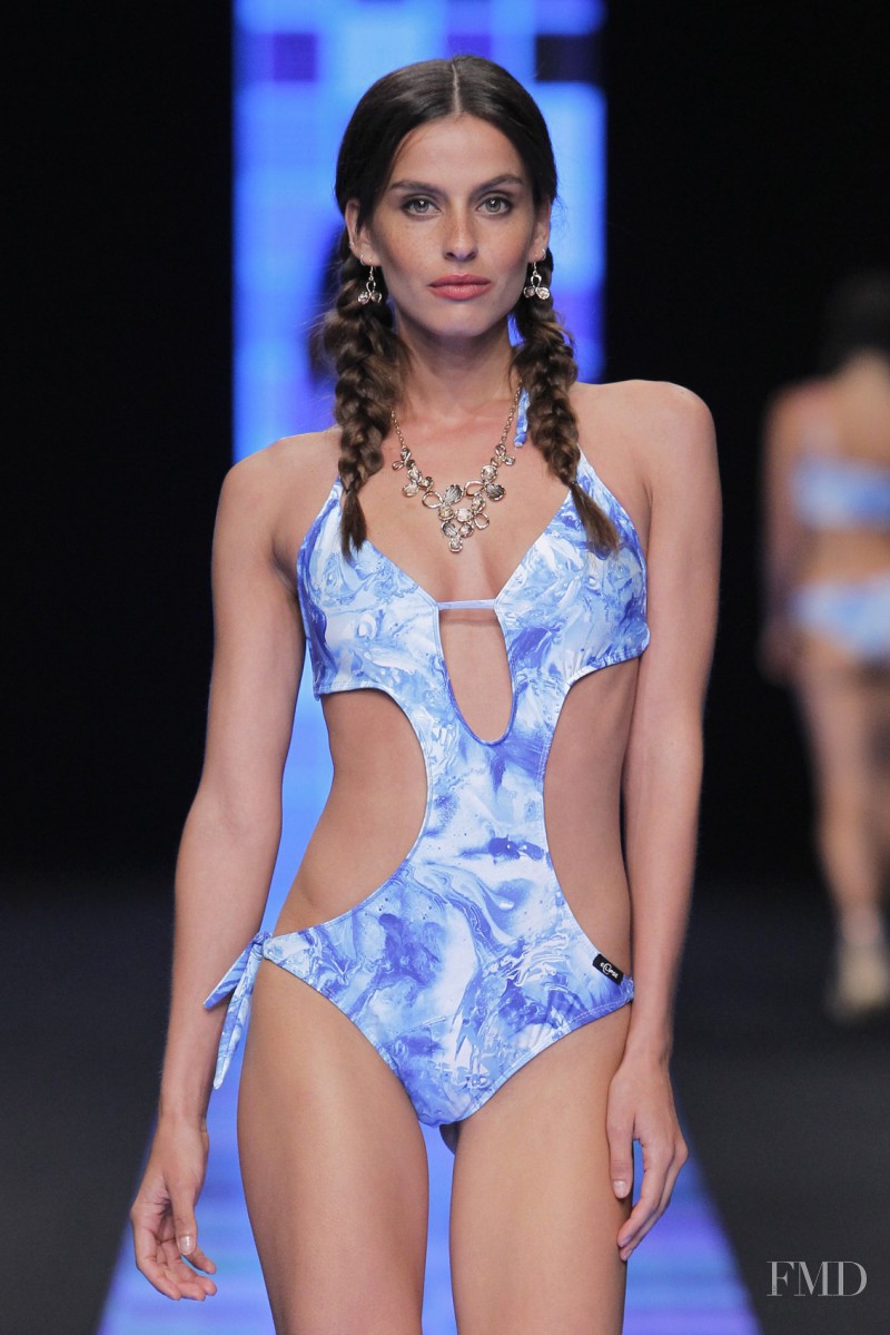 Alicia Medina featured in  the Eclipse Swimwear fashion show for Spring/Summer 2017