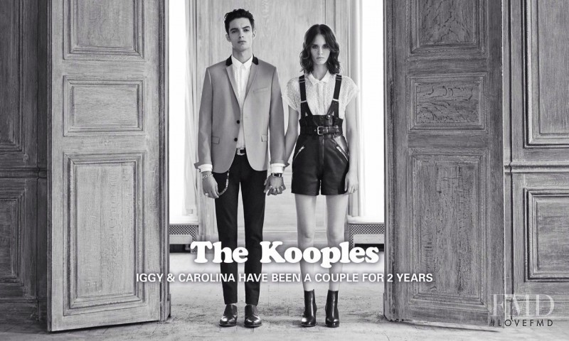 Carolina Ballesteros featured in  the The Kooples advertisement for Spring/Summer 2017