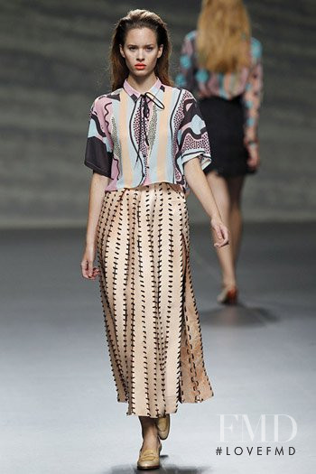 Carolina Ballesteros featured in  the Martin Lamothe fashion show for Spring/Summer 2011