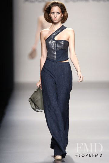 Carolina Ballesteros featured in  the Adolfo Dominguez fashion show for Spring/Summer 2011