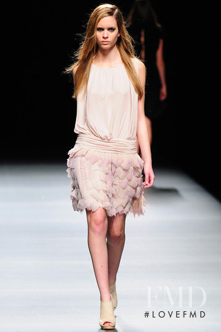 Carolina Ballesteros featured in  the Teresa Helbig fashion show for Autumn/Winter 2010
