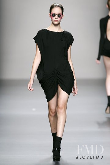 Carolina Ballesteros featured in  the Lydia Delgado fashion show for Spring/Summer 2011