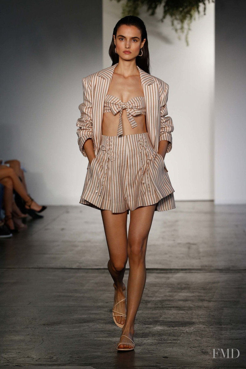Blanca Padilla featured in  the Zimmermann fashion show for Resort 2018