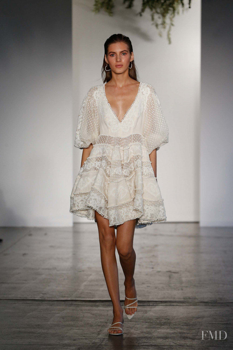 Valery Kaufman featured in  the Zimmermann fashion show for Resort 2018