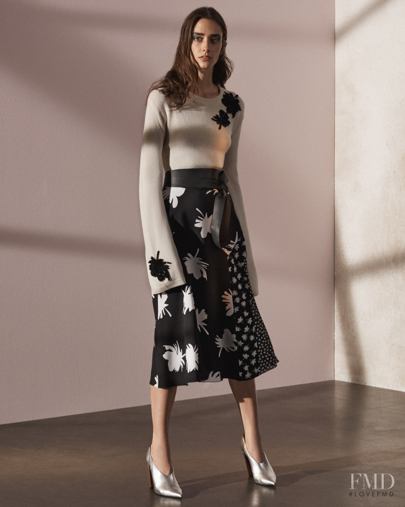 Amanda Googe featured in  the Prabal Gurung lookbook for Pre-Fall 2017