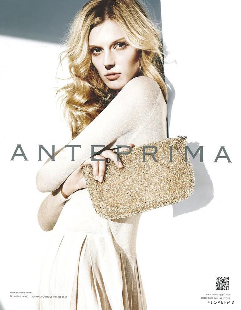Olga Sherer featured in  the Anteprima advertisement for Spring/Summer 2013
