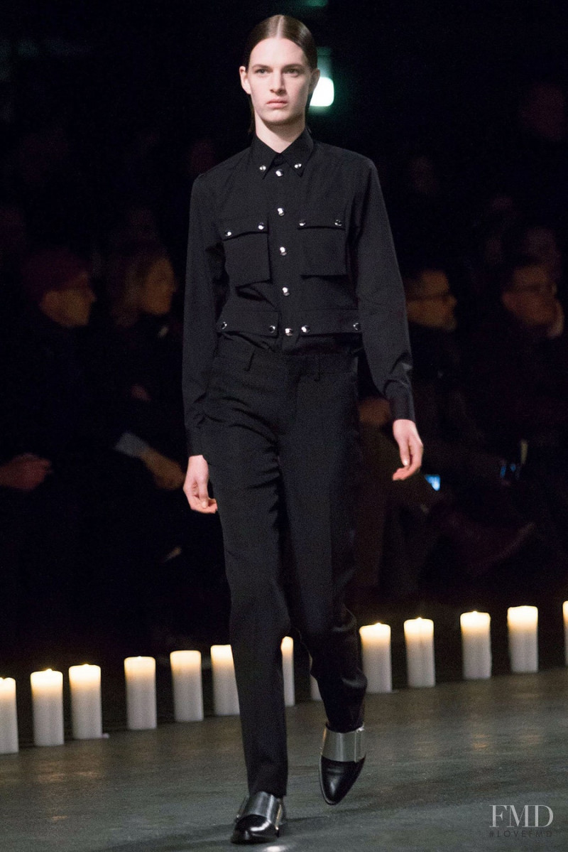 Ashleigh Good featured in  the Givenchy fashion show for Autumn/Winter 2013