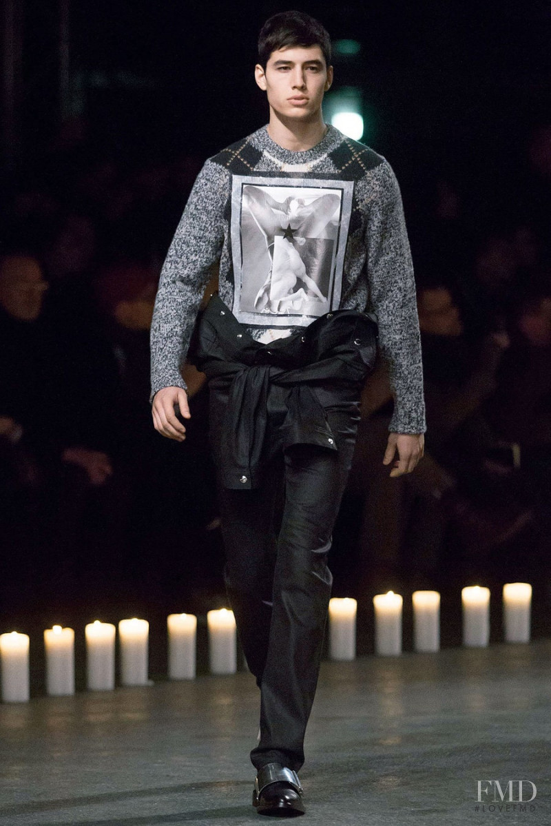 Jacobo Cuesta featured in  the Givenchy fashion show for Autumn/Winter 2013