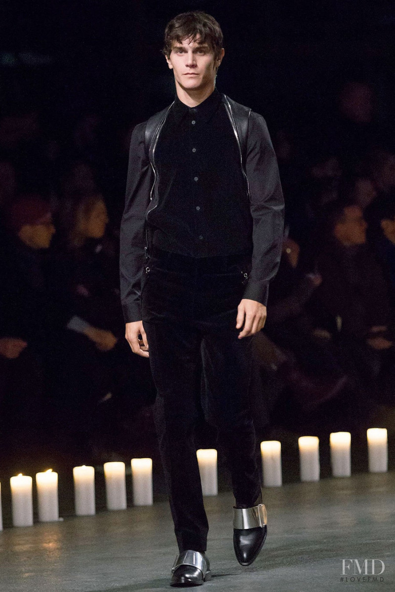 Vincent Lacrocq featured in  the Givenchy fashion show for Autumn/Winter 2013