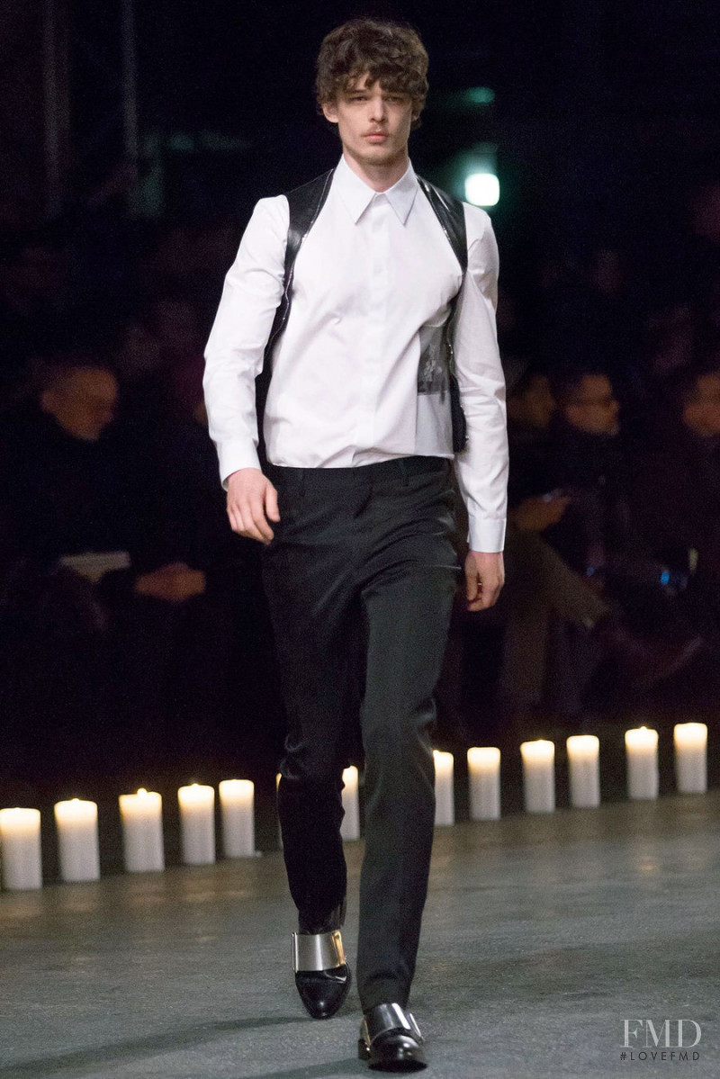 Andre Bona featured in  the Givenchy fashion show for Autumn/Winter 2013