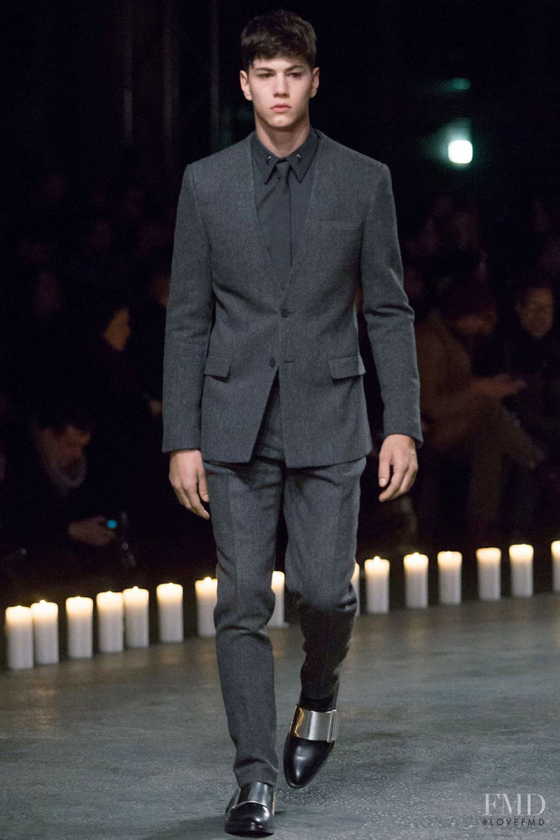 Simone Nobili featured in  the Givenchy fashion show for Autumn/Winter 2013