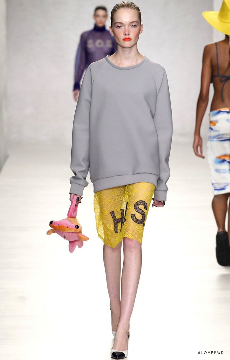 May Bell featured in  the Ashley Williams fashion show for Spring/Summer 2014