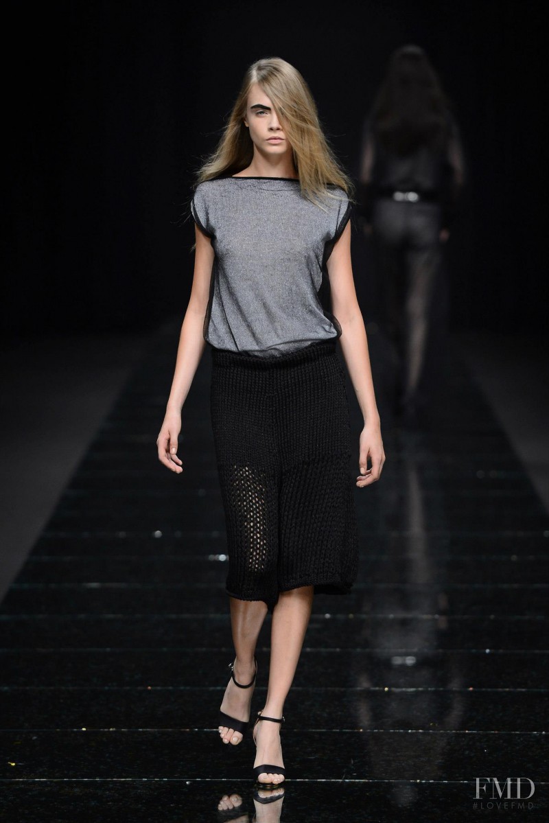 Cara Delevingne featured in  the Anteprima fashion show for Spring/Summer 2013