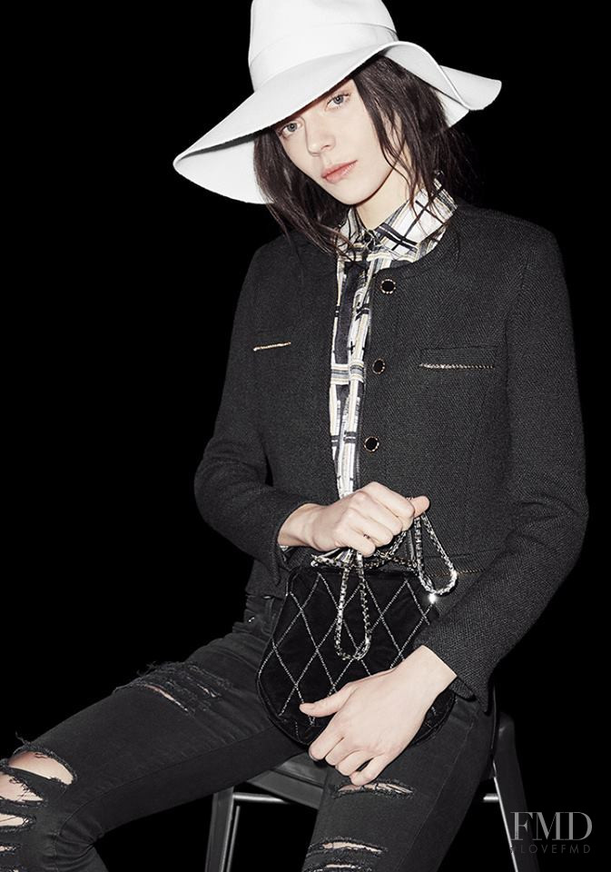 May Bell featured in  the The Kooples lookbook for Autumn/Winter 2015