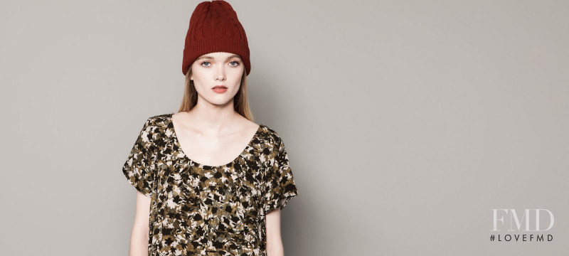 May Bell featured in  the Pull & Bear lookbook for Winter 2014