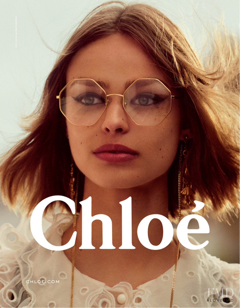 Birgit Kos featured in  the Chloe advertisement for Autumn/Winter 2017