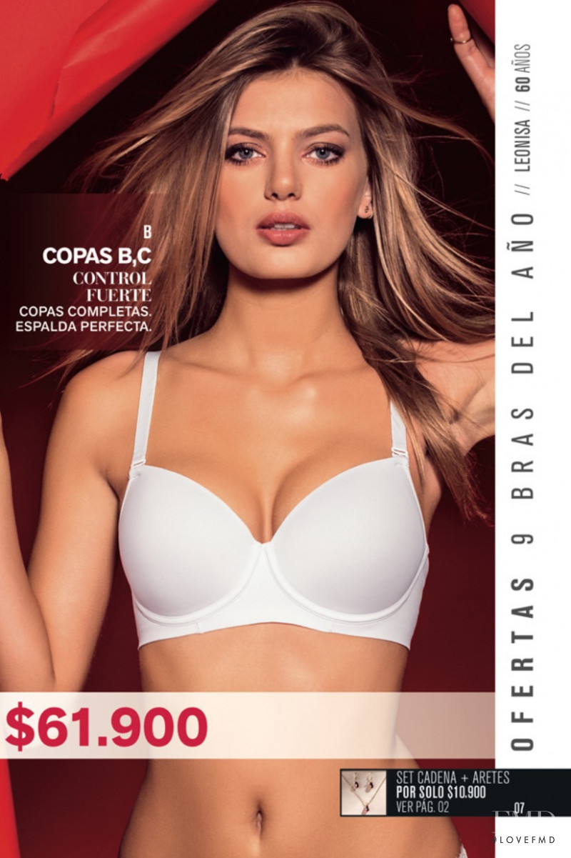 Bregje Heinen featured in  the Leonisa catalogue for Christmas 2016