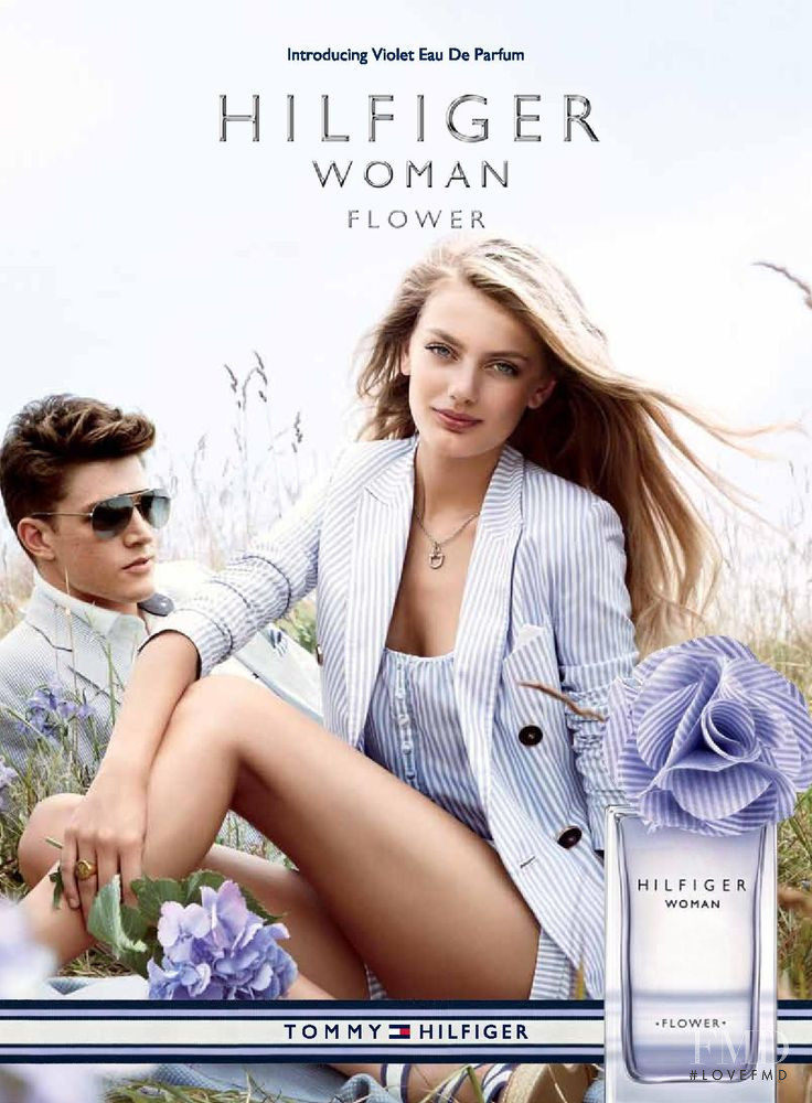 Bregje Heinen featured in  the Tommy Hilfiger Fragrances Flower Violet Fragrance advertisement for Spring/Summer 2013