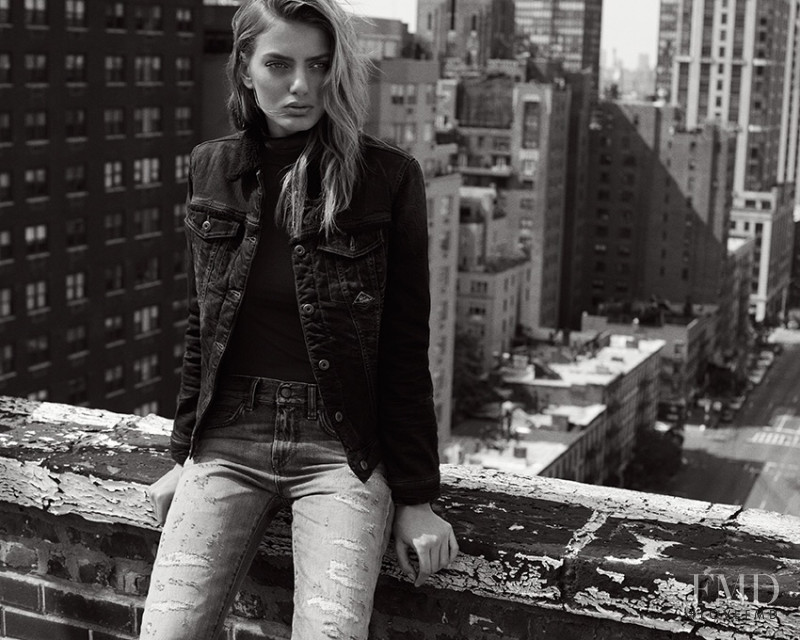 Bregje Heinen featured in  the Roy Rogers advertisement for Autumn/Winter 2015