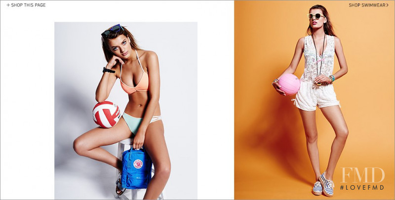 Bregje Heinen featured in  the Shopbop Swimwear lookbook for Summer 2014