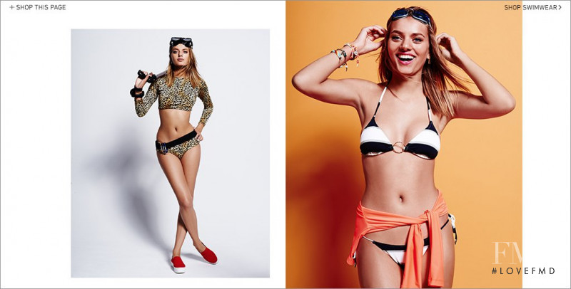 Bregje Heinen featured in  the Shopbop Swimwear lookbook for Summer 2014