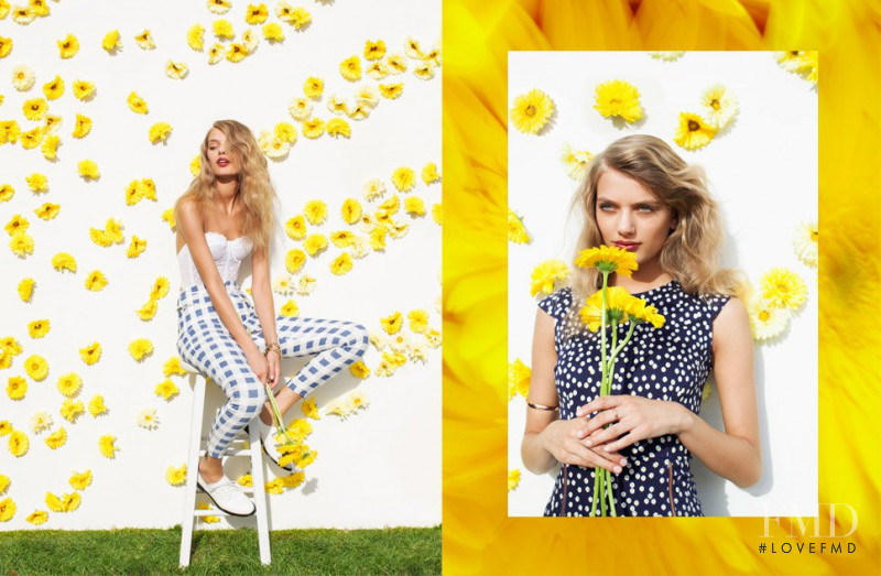 Bregje Heinen featured in  the Nasty Gal Tripping Daisies lookbook for Spring 2013