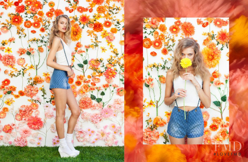 Bregje Heinen featured in  the Nasty Gal Tripping Daisies lookbook for Spring 2013