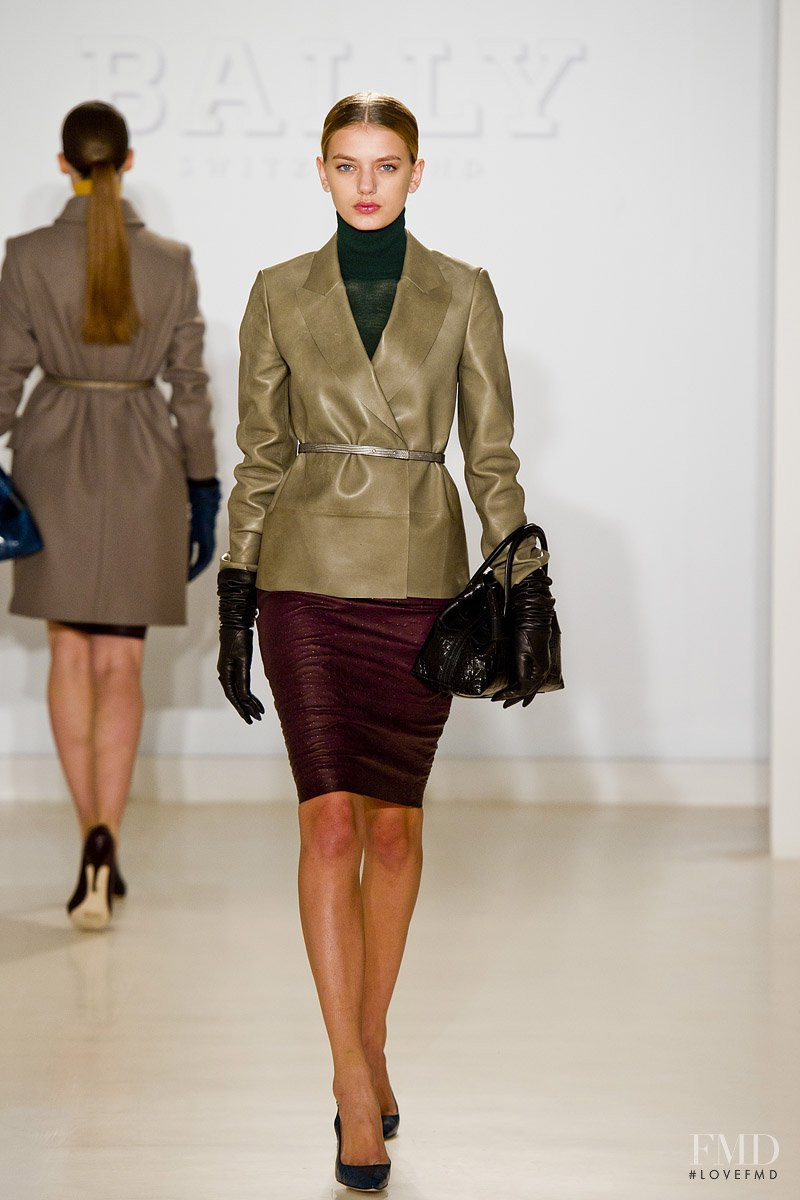 Bregje Heinen featured in  the Bally fashion show for Autumn/Winter 2011