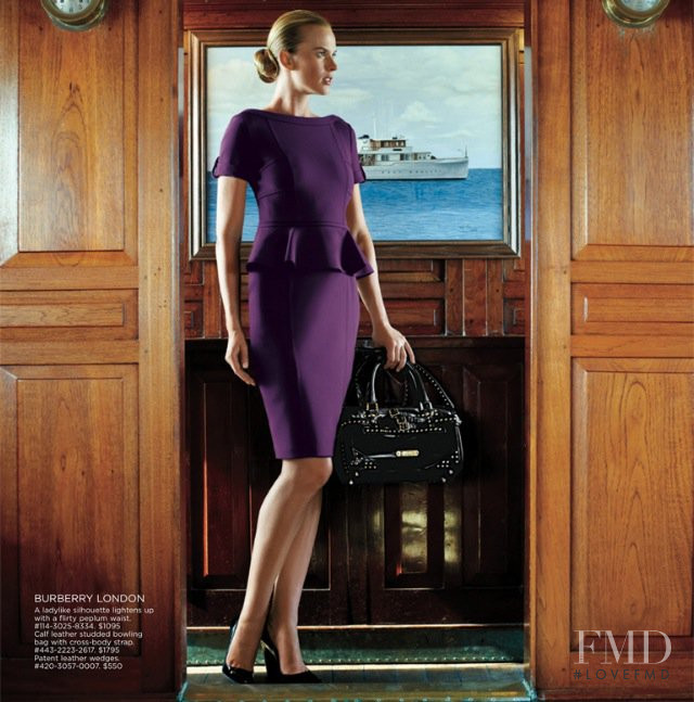 Anne Vyalitsyna featured in  the Saks Fifth Avenue catalogue for Holiday 2012