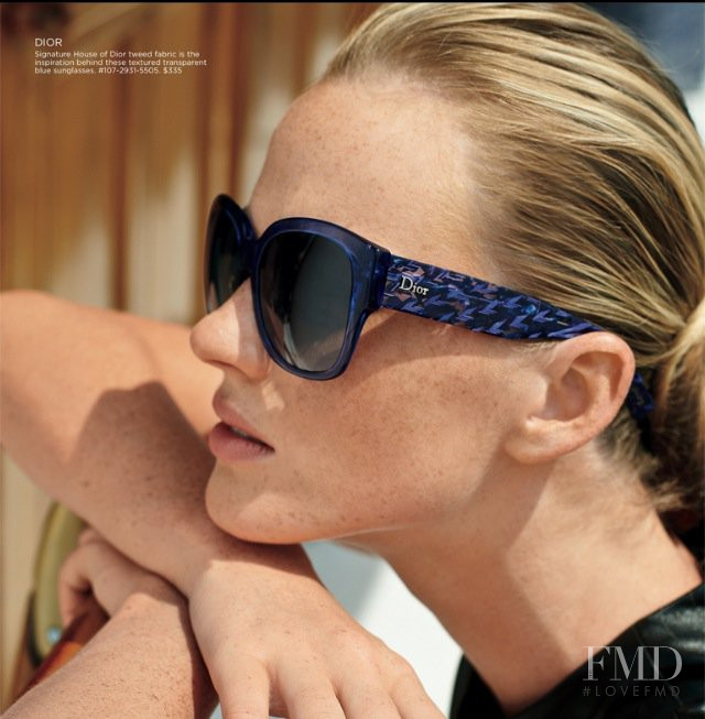 Anne Vyalitsyna featured in  the Saks Fifth Avenue catalogue for Holiday 2012