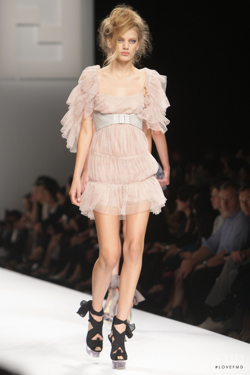 Bregje Heinen featured in  the Fendi fashion show for Spring/Summer 2010