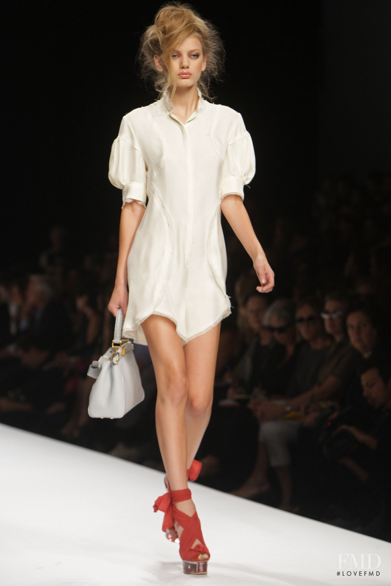Bregje Heinen featured in  the Fendi fashion show for Spring/Summer 2010