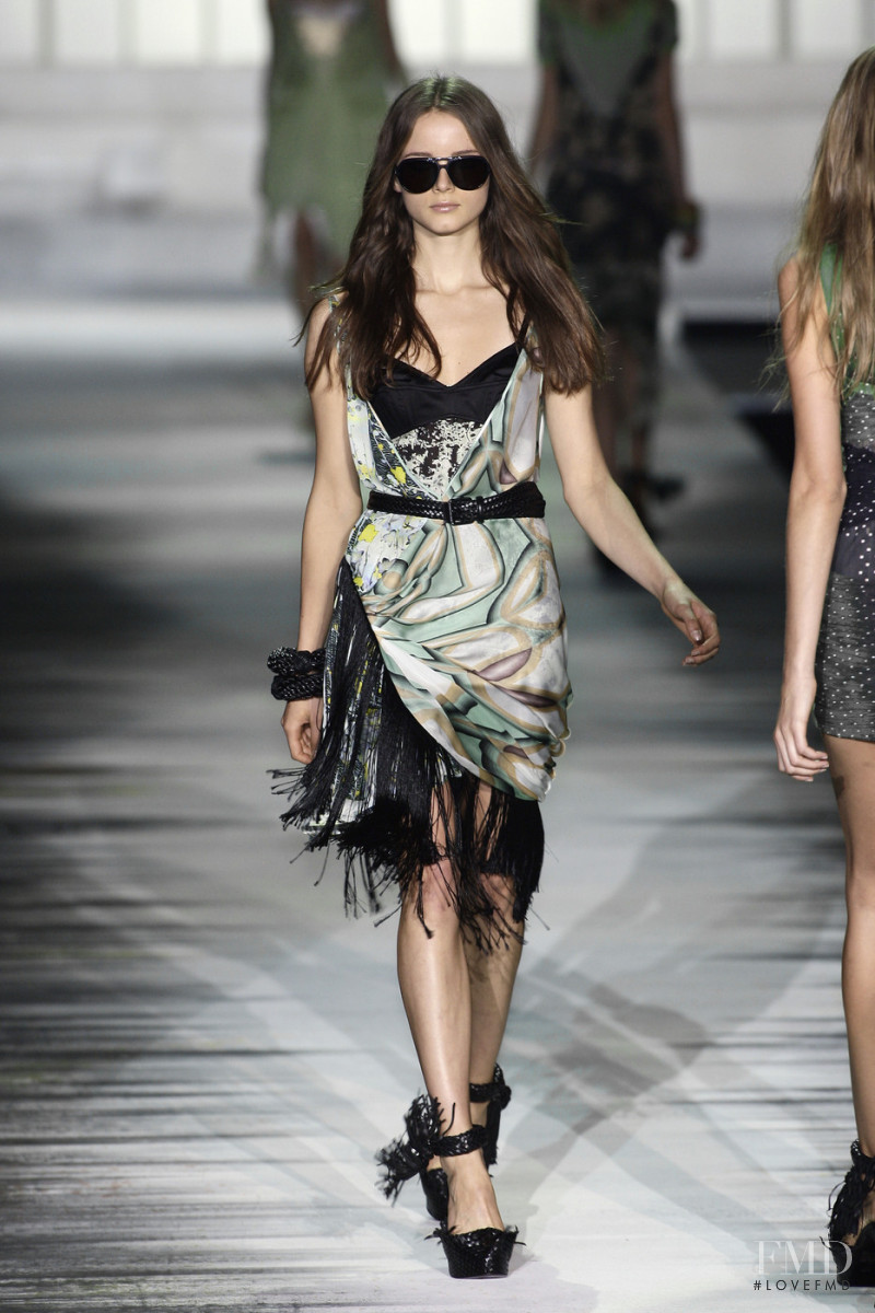 Anna de Rijk featured in  the Just Cavalli fashion show for Spring/Summer 2010