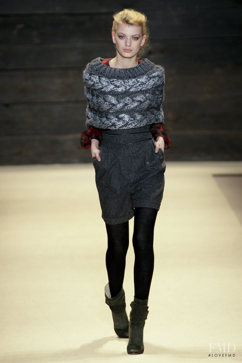 Bregje Heinen featured in  the Adam Selman fashion show for Autumn/Winter 2010