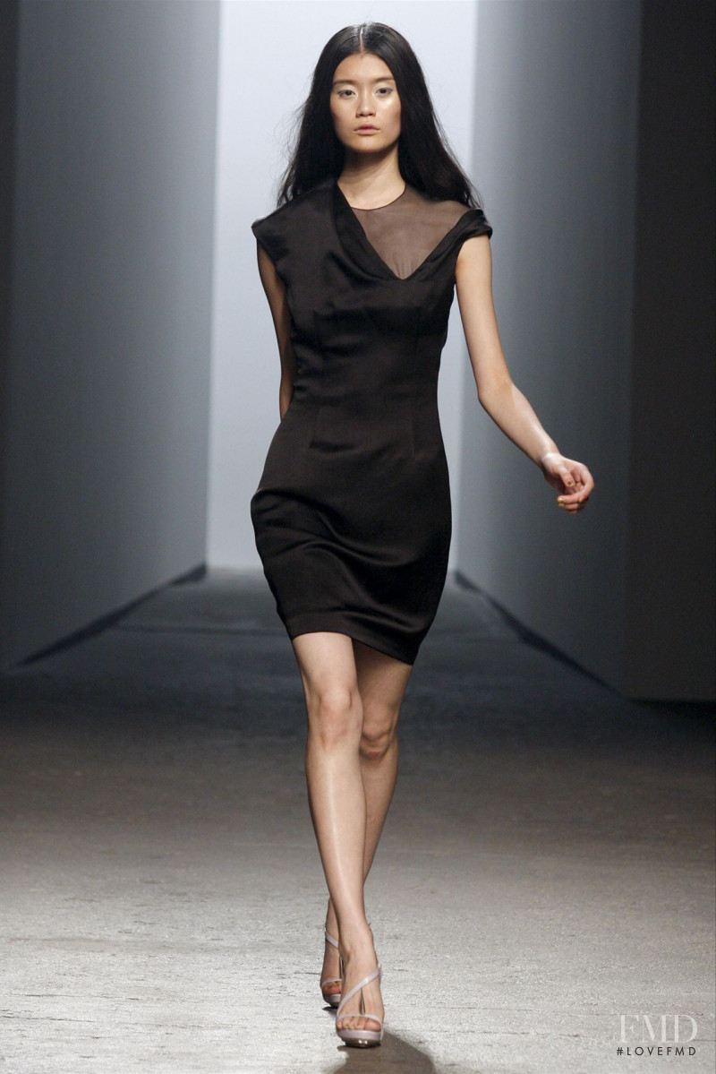 Ming Xi featured in  the Cushnie Et Ochs fashion show for Spring/Summer 2011