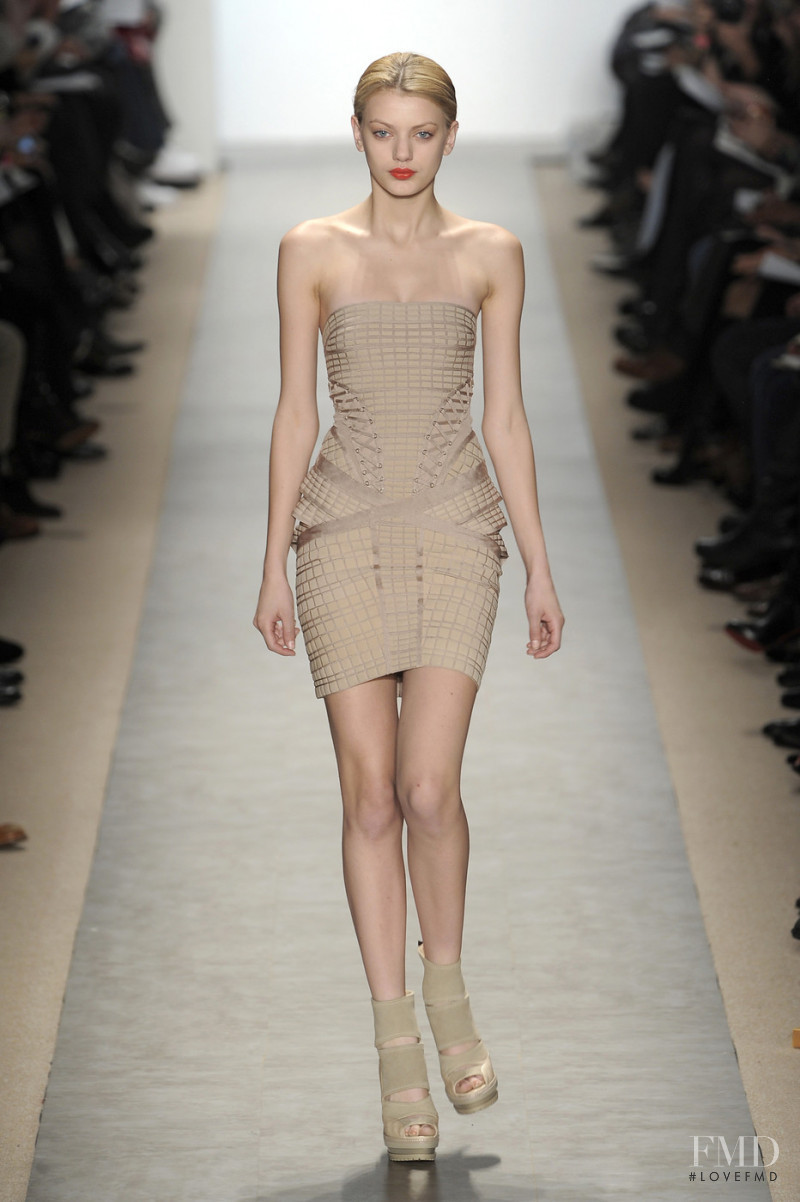 Bregje Heinen featured in  the Herve Leger fashion show for Autumn/Winter 2010