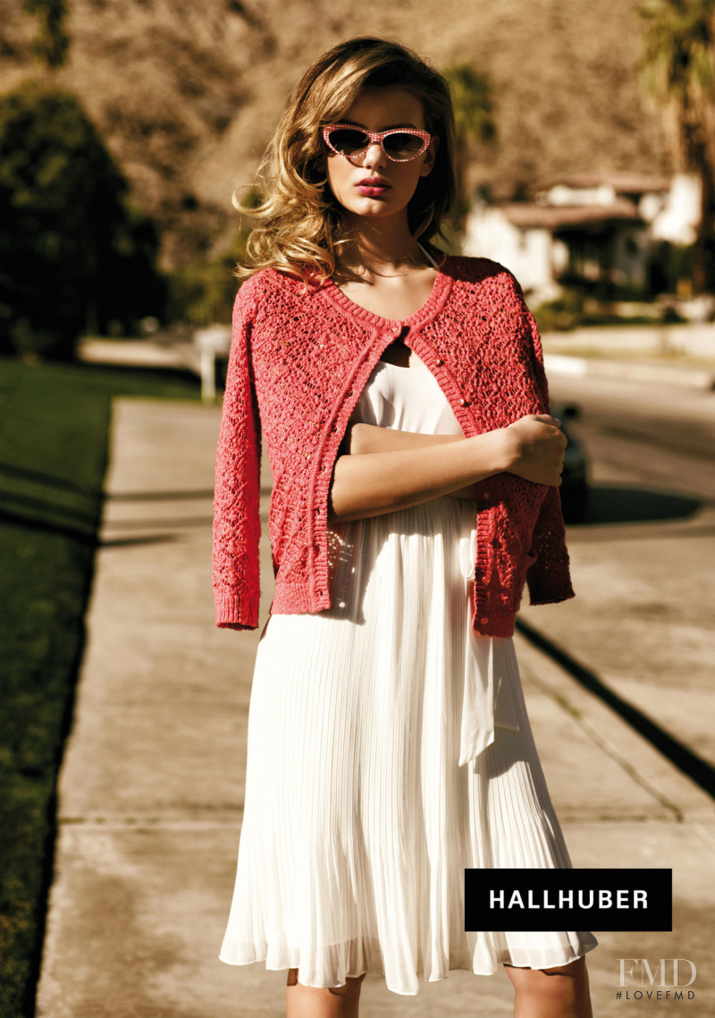 Bregje Heinen featured in  the Hallhuber advertisement for Spring/Summer 2012