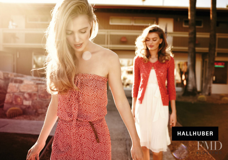 Bregje Heinen featured in  the Hallhuber advertisement for Spring/Summer 2012