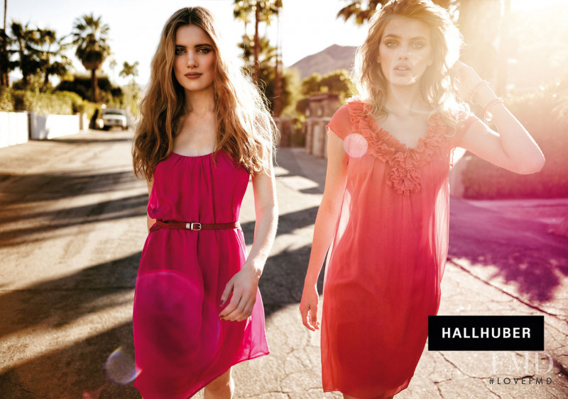 Bregje Heinen featured in  the Hallhuber advertisement for Spring/Summer 2012