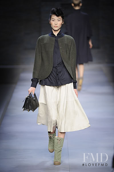 Liu Wen featured in  the Fendi fashion show for Autumn/Winter 2010