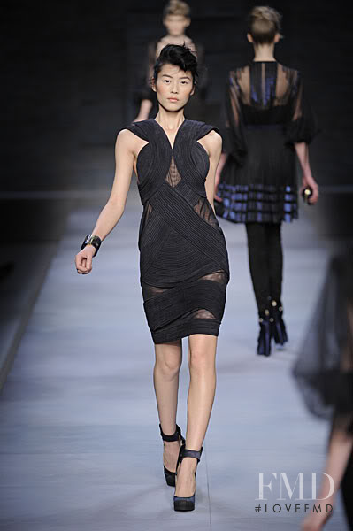 Liu Wen featured in  the Fendi fashion show for Autumn/Winter 2010