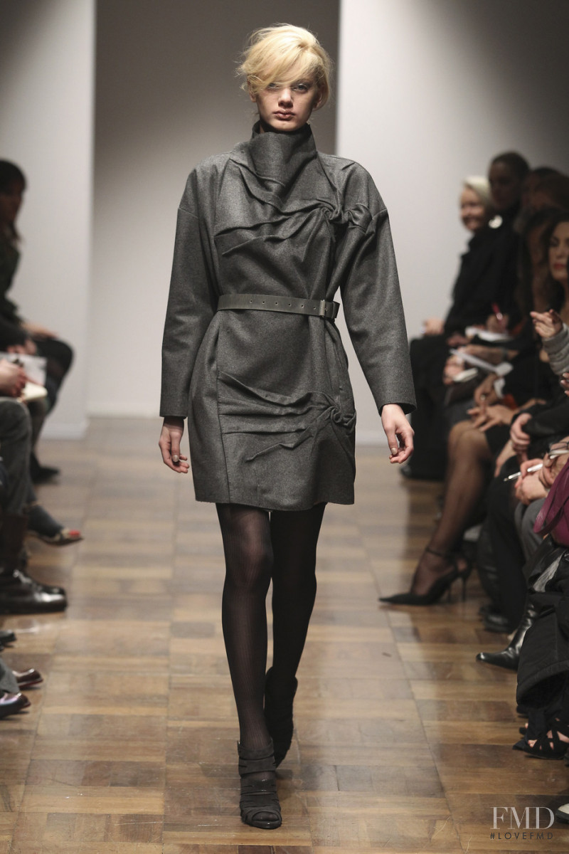 Bregje Heinen featured in  the Gabriele Colangelo fashion show for Autumn/Winter 2010