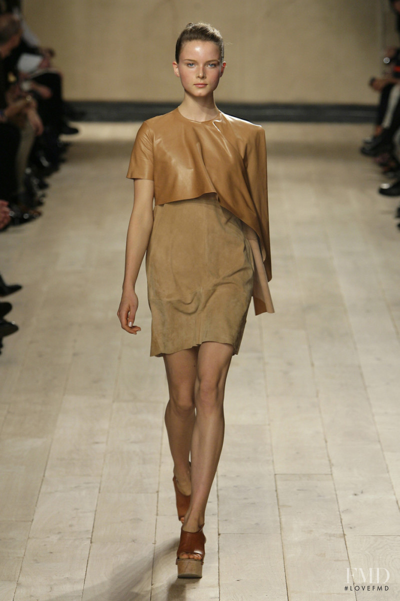 Anna de Rijk featured in  the Celine fashion show for Spring/Summer 2010