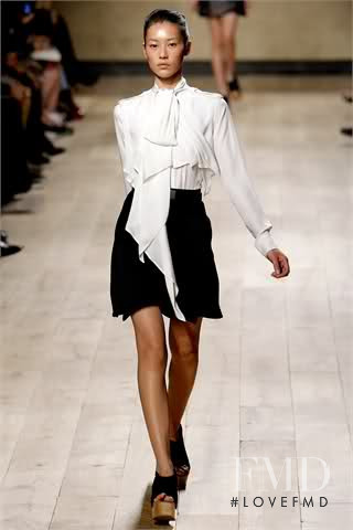 Liu Wen featured in  the Celine fashion show for Spring/Summer 2010