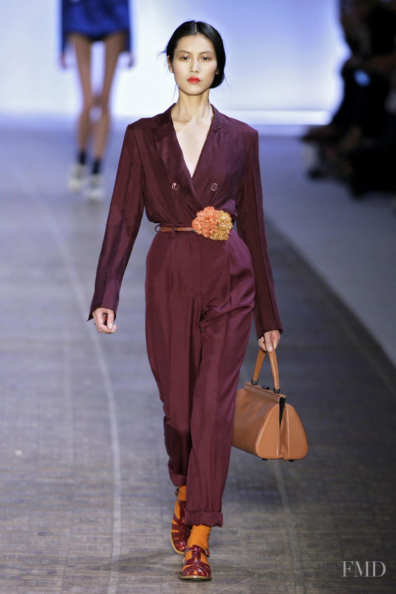 Liu Wen featured in  the Rochas fashion show for Spring/Summer 2010