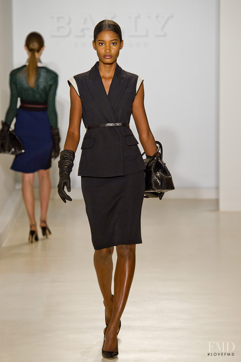 Melodie Monrose featured in  the Bally fashion show for Pre-Fall 2011